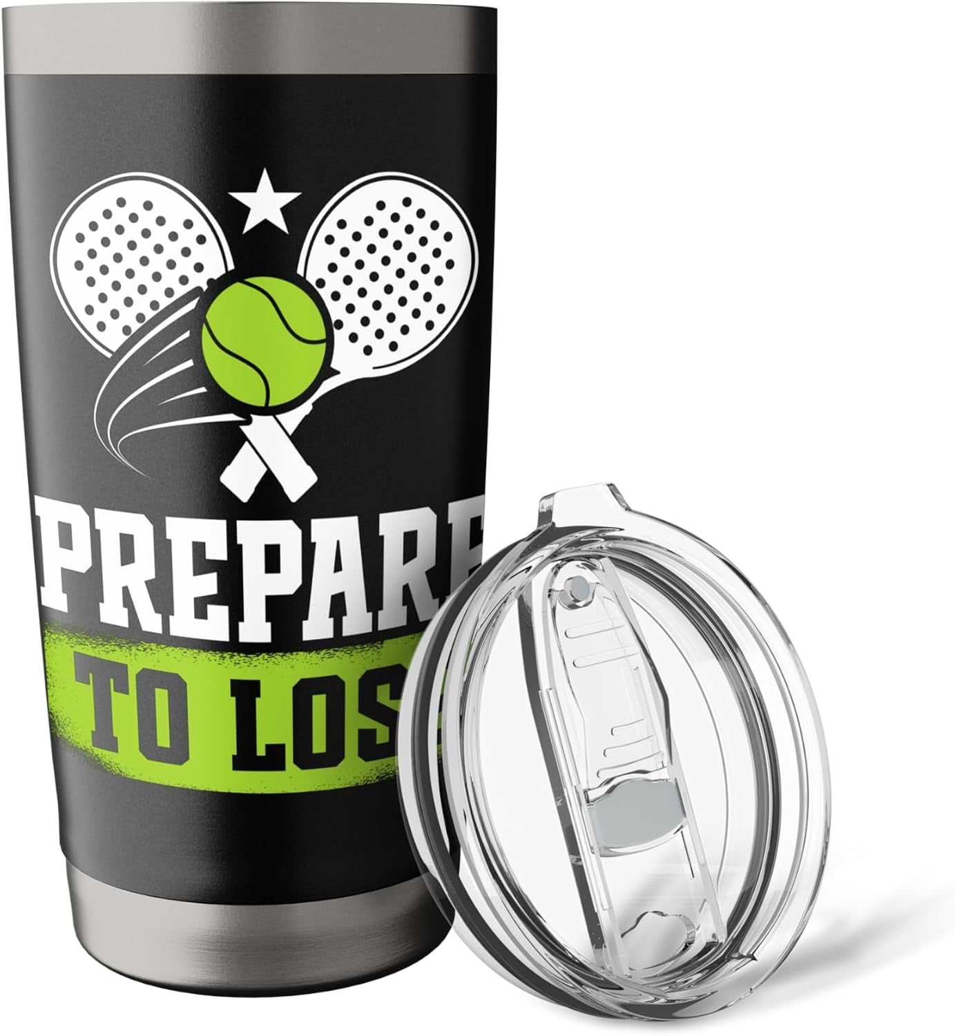 Padel Game Padel Racket Padel Tennis Prepare to Padel Stainless Steel Insulated Tumbler