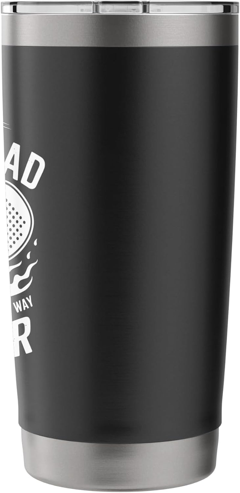 Tennis Padel Player Father, Racket Sports Padel Lover Dad Stainless Steel Insulated Tumbler