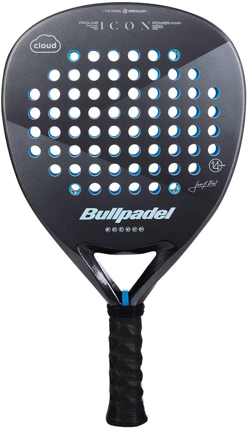 Padel Racket ICON Cloud Juan Martín Díaz | Diamond Shape Pala Padel | Cloudeva Core & Elasticfiber Face | Custom Weight System & Vibradrive Grip | Torsion Frame & Ease Vibe Vibration