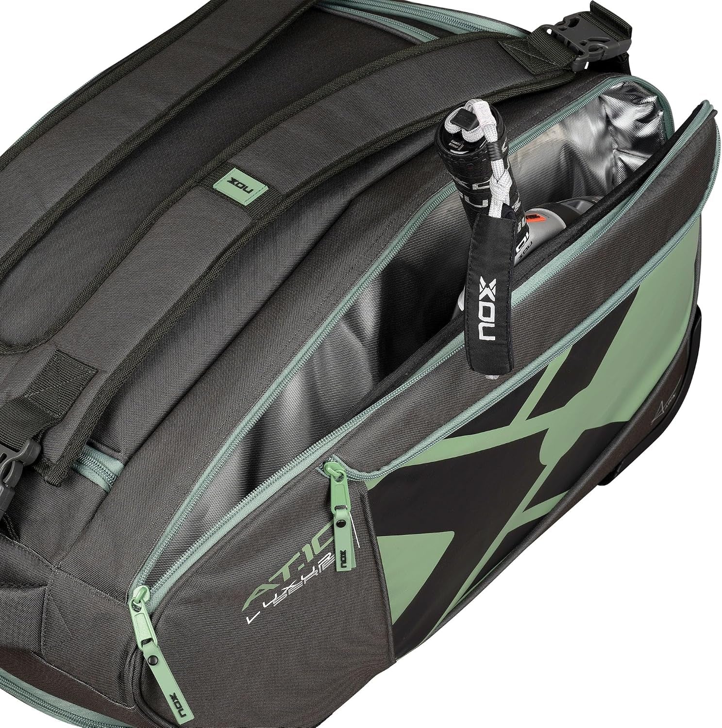 Padel Racket Bag AT10 Competition Trolley | High-Capacity Padel Bag for Men |  Thermotech Thermal Compartment | Multi-Functional Backpack & Shoulder Bag | Holds up to 3 Padel Rackets & Accessories