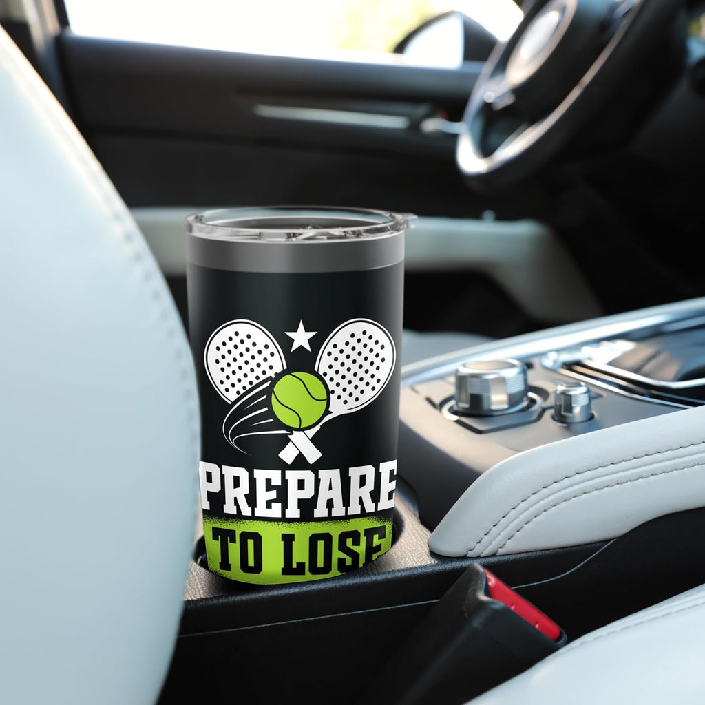 Padel Game Padel Racket Padel Tennis Prepare to Padel Stainless Steel Insulated Tumbler