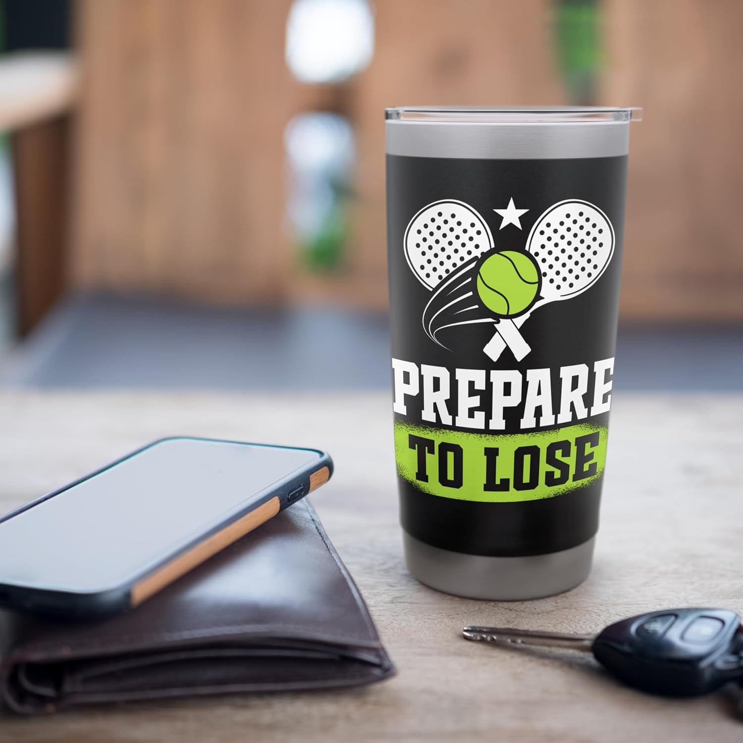 Padel Game Padel Racket Padel Tennis Prepare to Padel Stainless Steel Insulated Tumbler